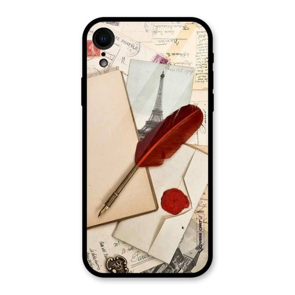 Feather Beauty Glass Back Case for XR