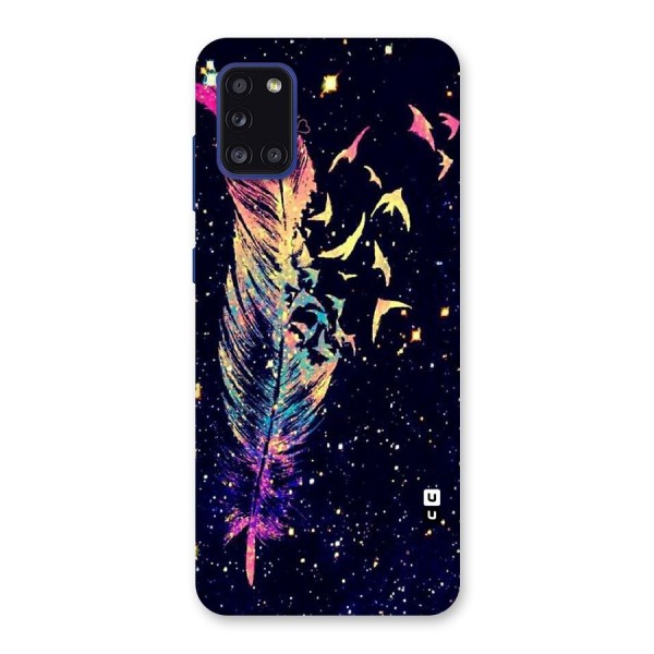 Feather Bird Fly Back Case for Galaxy A31