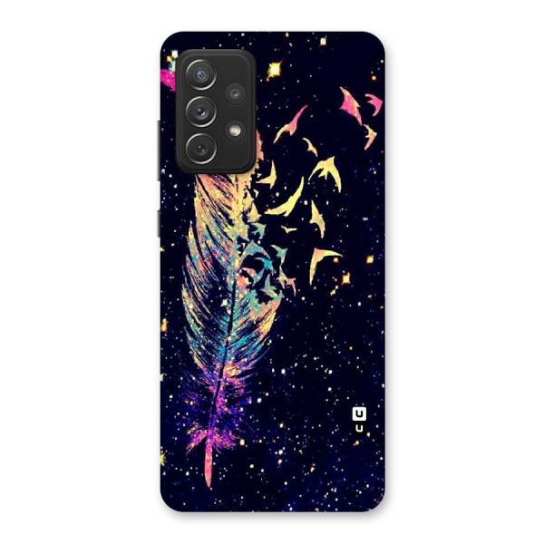 Feather Bird Fly Back Case for Galaxy A72