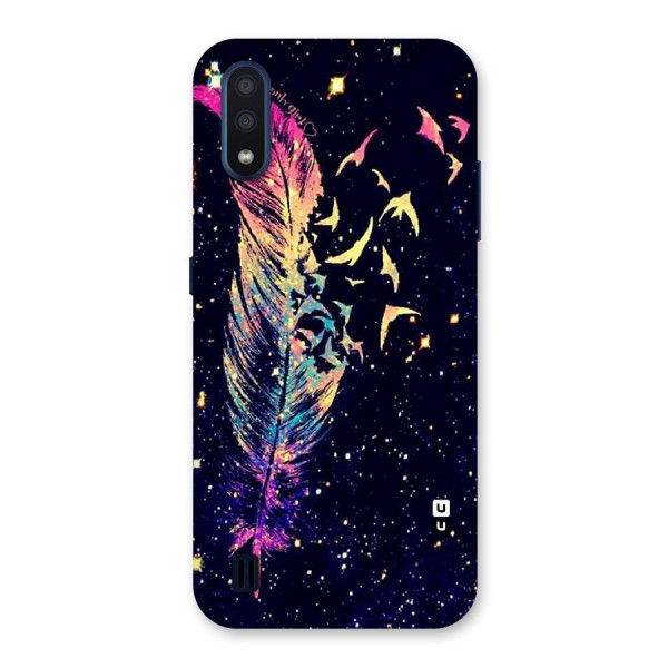 Feather Bird Fly Back Case for Galaxy M01