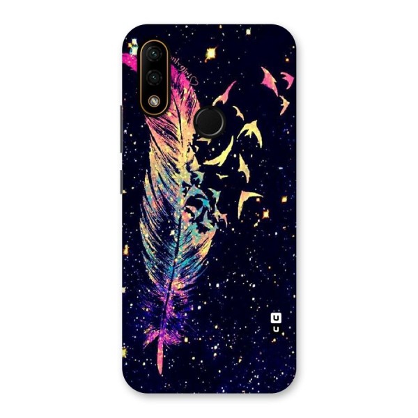 Feather Bird Fly Back Case for Lenovo A6 Note