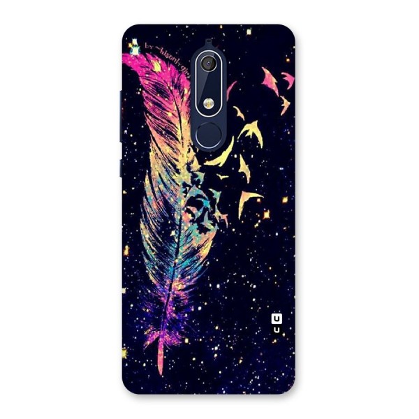 Feather Bird Fly Back Case for Nokia 5.1