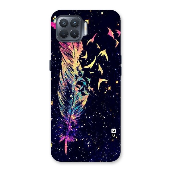 Feather Bird Fly Back Case for Oppo F17 Pro