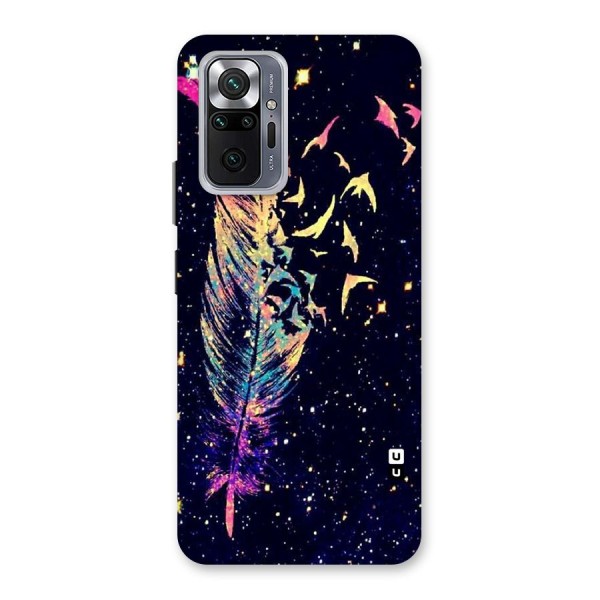 Feather Bird Fly Back Case for Redmi Note 10 Pro