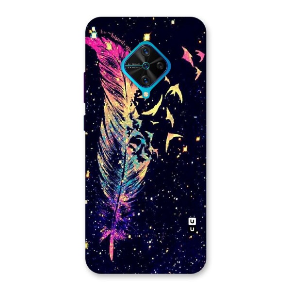 Feather Bird Fly Back Case for Vivo S1 Pro