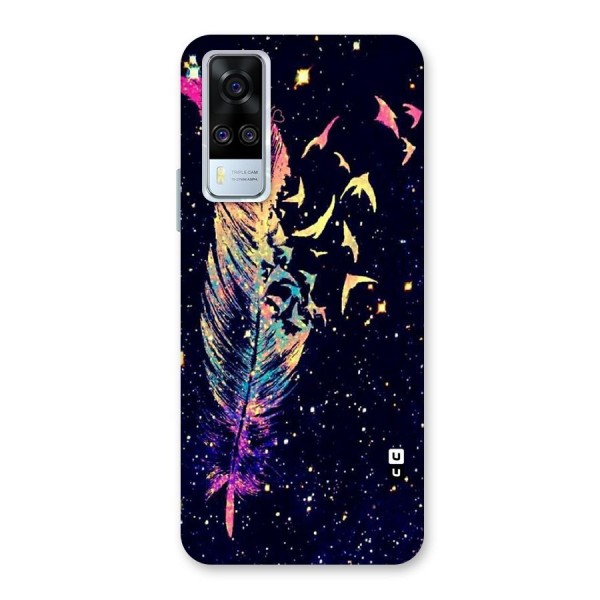 Feather Bird Fly Back Case for Vivo Y51A