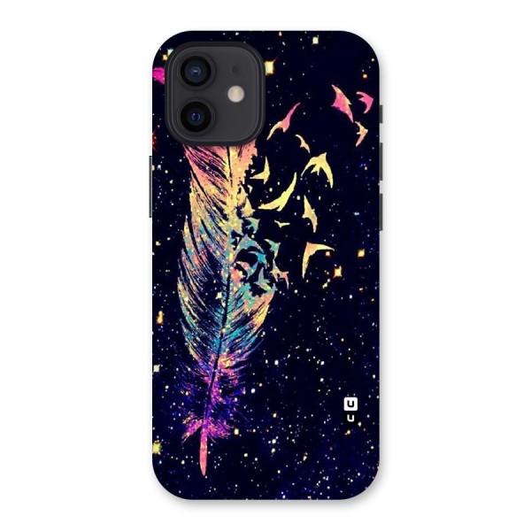 Feather Bird Fly Back Case for iPhone 12
