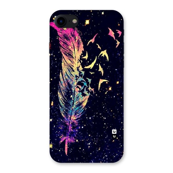 Feather Bird Fly Back Case for iPhone SE 2020