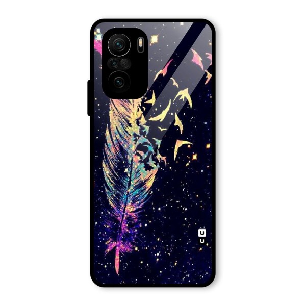 Feather Bird Fly Glass Back Case for Mi 11x