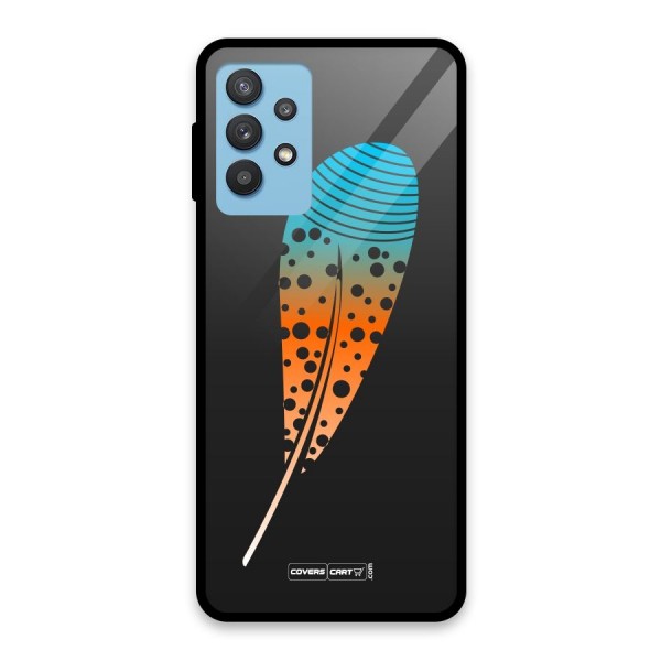 Feather Glass Back Case for Galaxy M32 5G