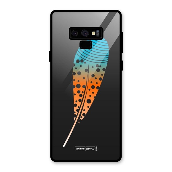 Feather Glass Back Case for Galaxy Note 9