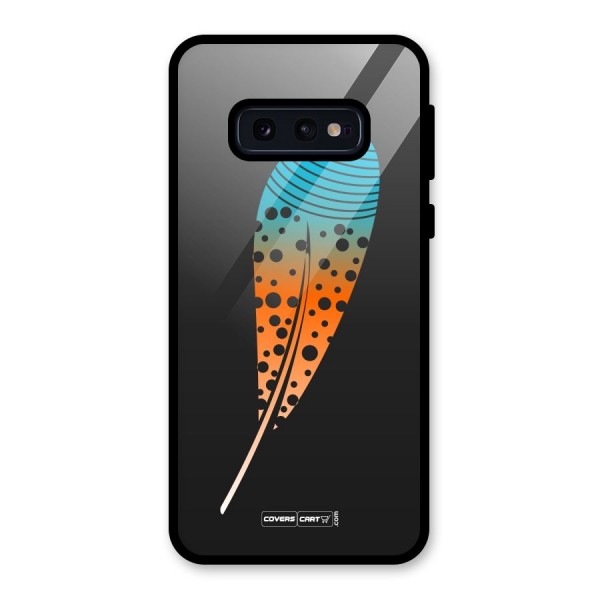 Feather Glass Back Case for Galaxy S10e