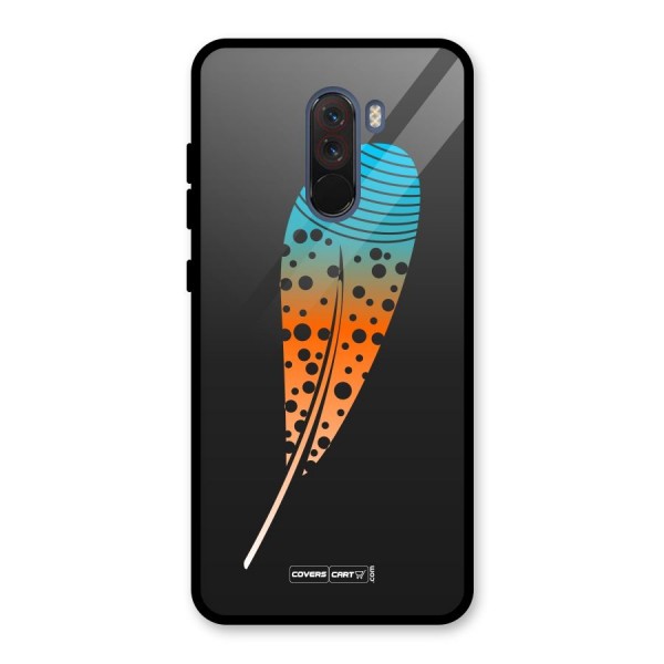 Feather Glass Back Case for Poco F1