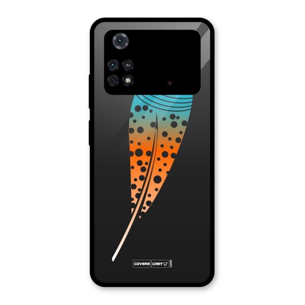 Feather Glass Back Case for Poco M4 Pro 4G