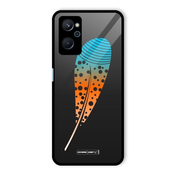 Feather Glass Back Case for Realme 9i