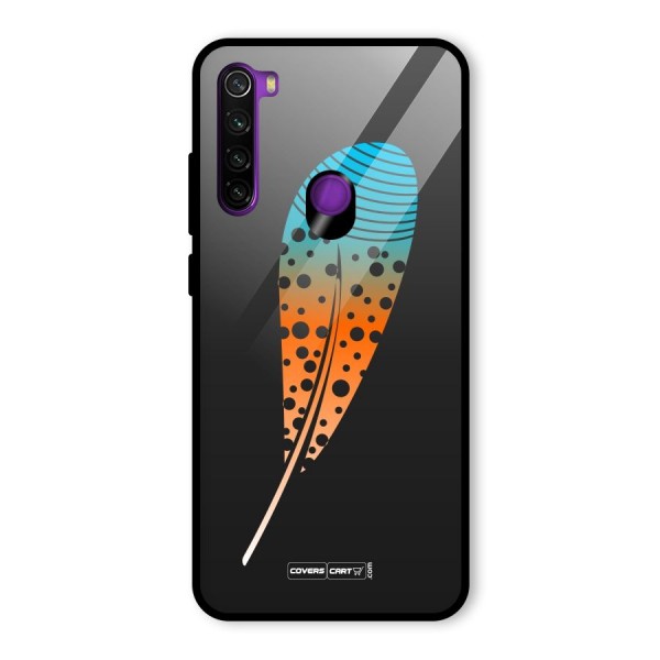 Feather Glass Back Case for Redmi Note 8