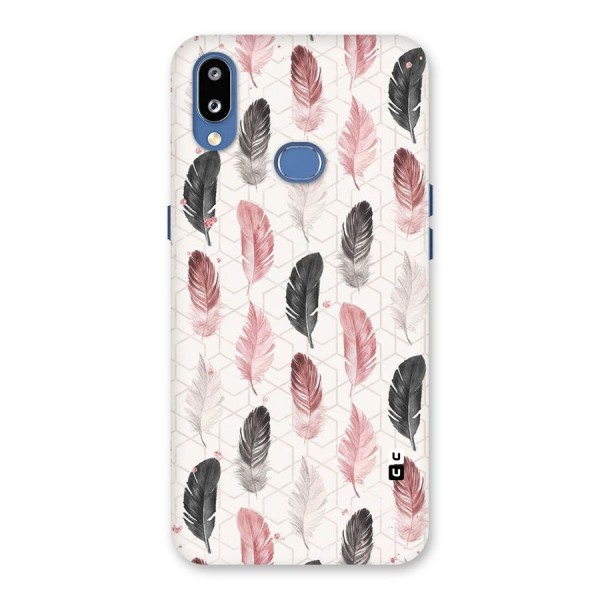 Feather Line Pattern Back Case for Galaxy M01s