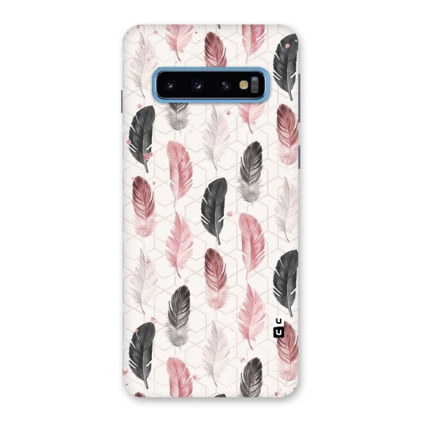 Feather Line Pattern Back Case for Galaxy S10