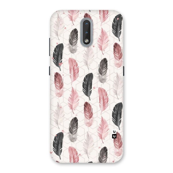 Feather Line Pattern Back Case for Nokia 2.3