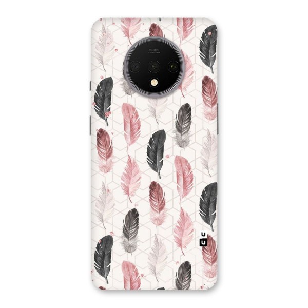 Feather Line Pattern Back Case for OnePlus 7T