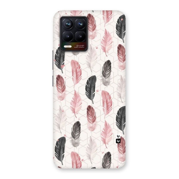 Feather Line Pattern Back Case for Realme 8