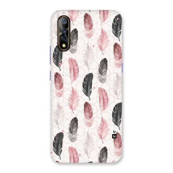 Feather Line Pattern Back Case for Vivo S1