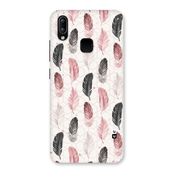 Feather Line Pattern Back Case for Vivo Y95