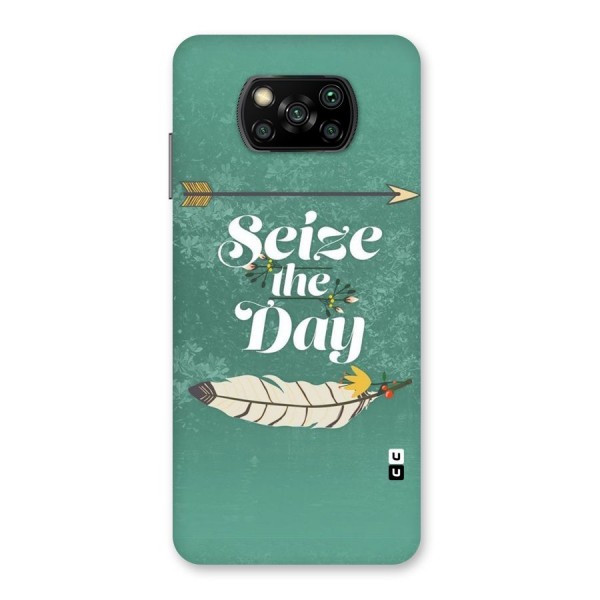 Feather Seize Back Case for Poco X3