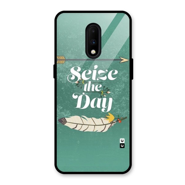 Feather Seize Glass Back Case for OnePlus 7