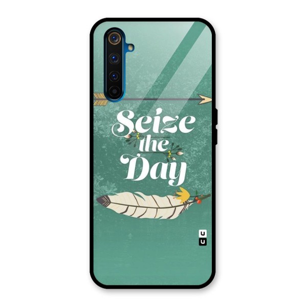 Feather Seize Glass Back Case for Realme 6 Pro