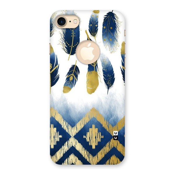 Feathers Beauty Back Case for iPhone 8 Logo Cut