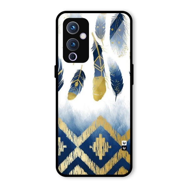 Feathers Beauty Glass Back Case for OnePlus 9