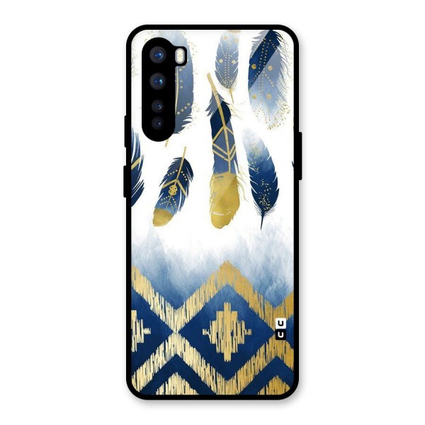 Feathers Beauty Glass Back Case for OnePlus Nord