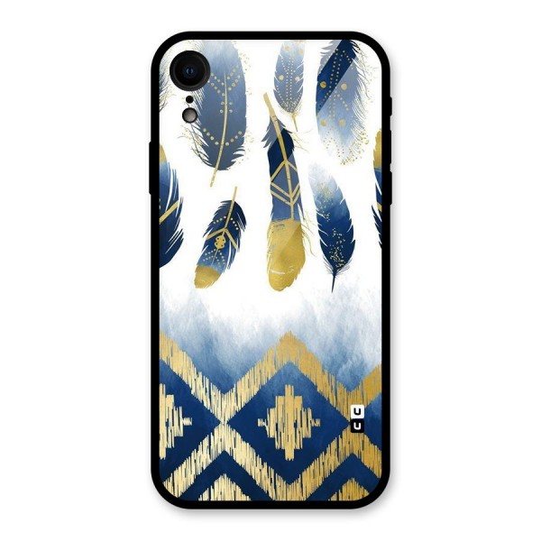 Feathers Beauty Glass Back Case for XR