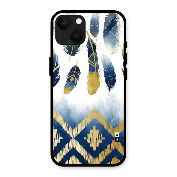 Feathers Beauty Glass Back Case for iPhone 13