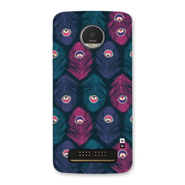 Feathers Patterns Back Case for Moto Z Play