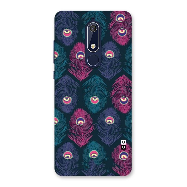 Feathers Patterns Back Case for Nokia 5.1