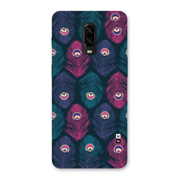 Feathers Patterns Back Case for OnePlus 6T