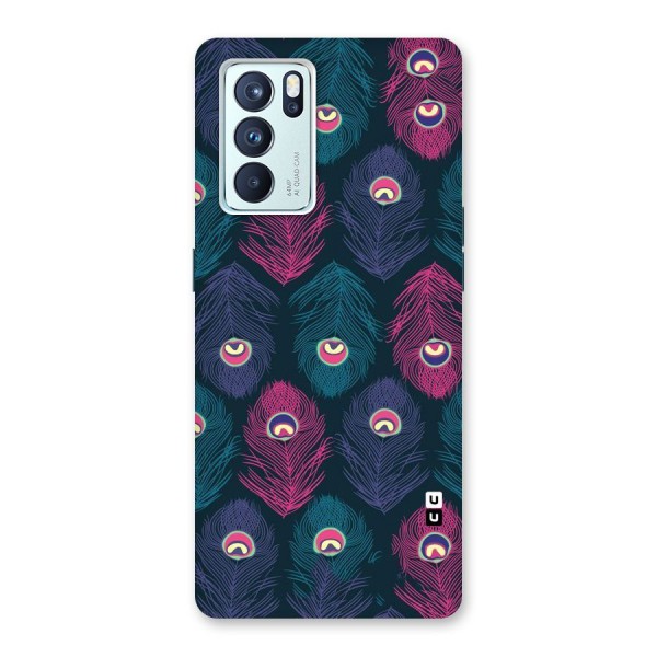 Feathers Patterns Back Case for Oppo Reno6 Pro 5G