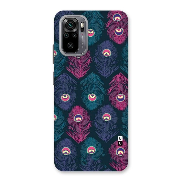 Feathers Patterns Back Case for Redmi Note 10