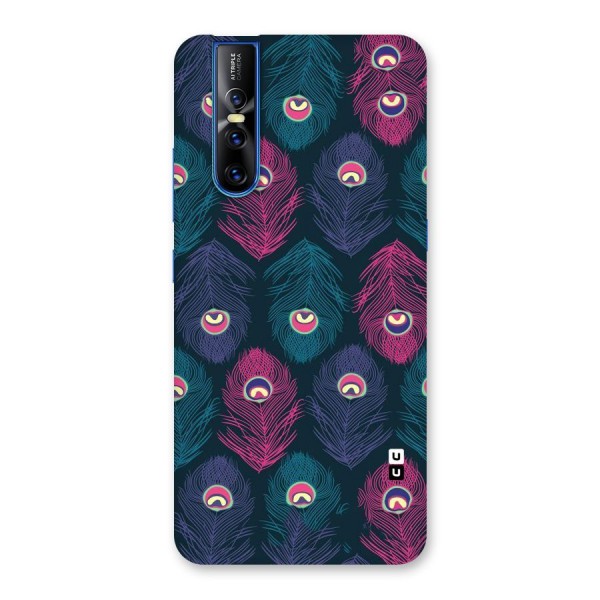 Feathers Patterns Back Case for Vivo V15 Pro