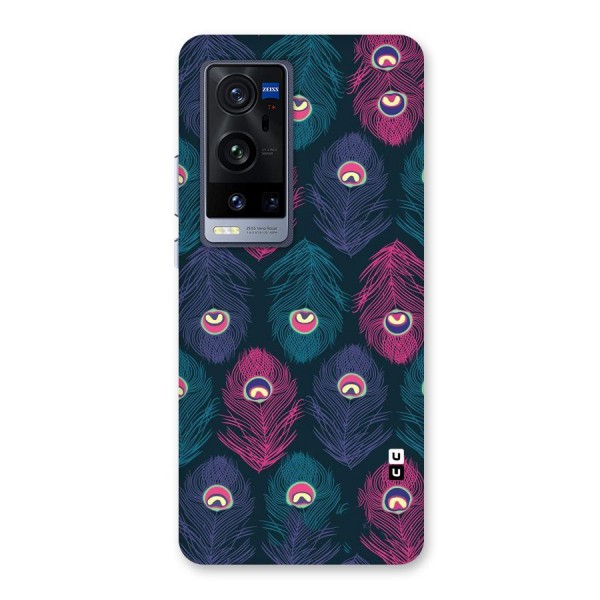 Feathers Patterns Back Case for Vivo X60 Pro Plus