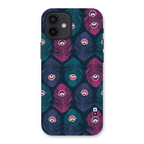 Feathers Patterns Back Case for iPhone 12