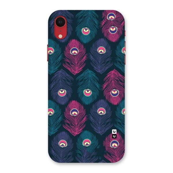 Feathers Patterns Back Case for iPhone XR