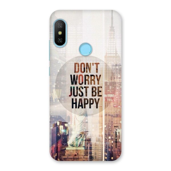 Feel Lively Back Case for Redmi 6 Pro