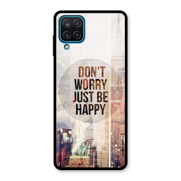 Feel Lively Glass Back Case for Galaxy A12