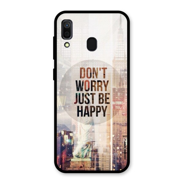 Feel Lively Glass Back Case for Galaxy A30