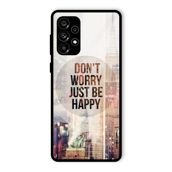 Feel Lively Glass Back Case for Galaxy A73 5G