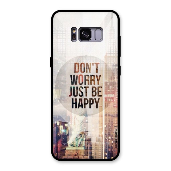 Feel Lively Glass Back Case for Galaxy S8