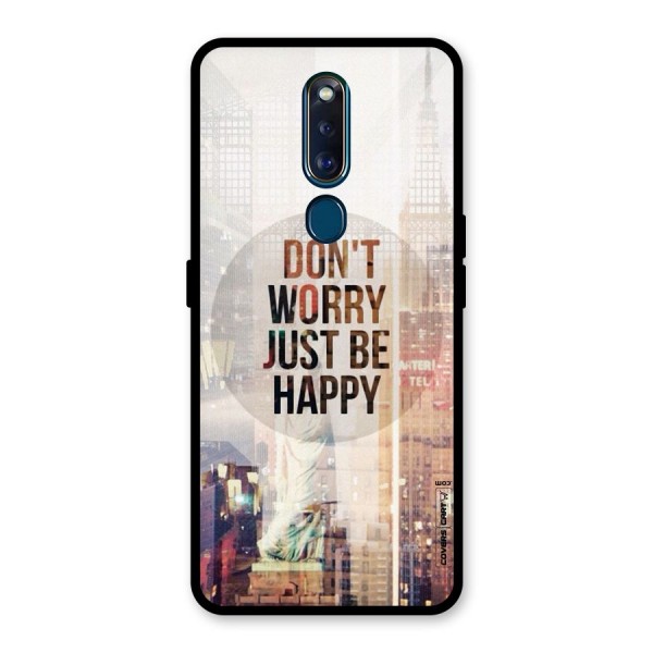 Feel Lively Glass Back Case for Oppo F11 Pro